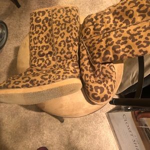 Cheetah boots